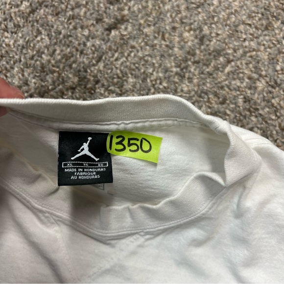 vintage Y2K jordan shirt womens XL white jump man basketball AF1 graphic tee - Picture 7 of 11